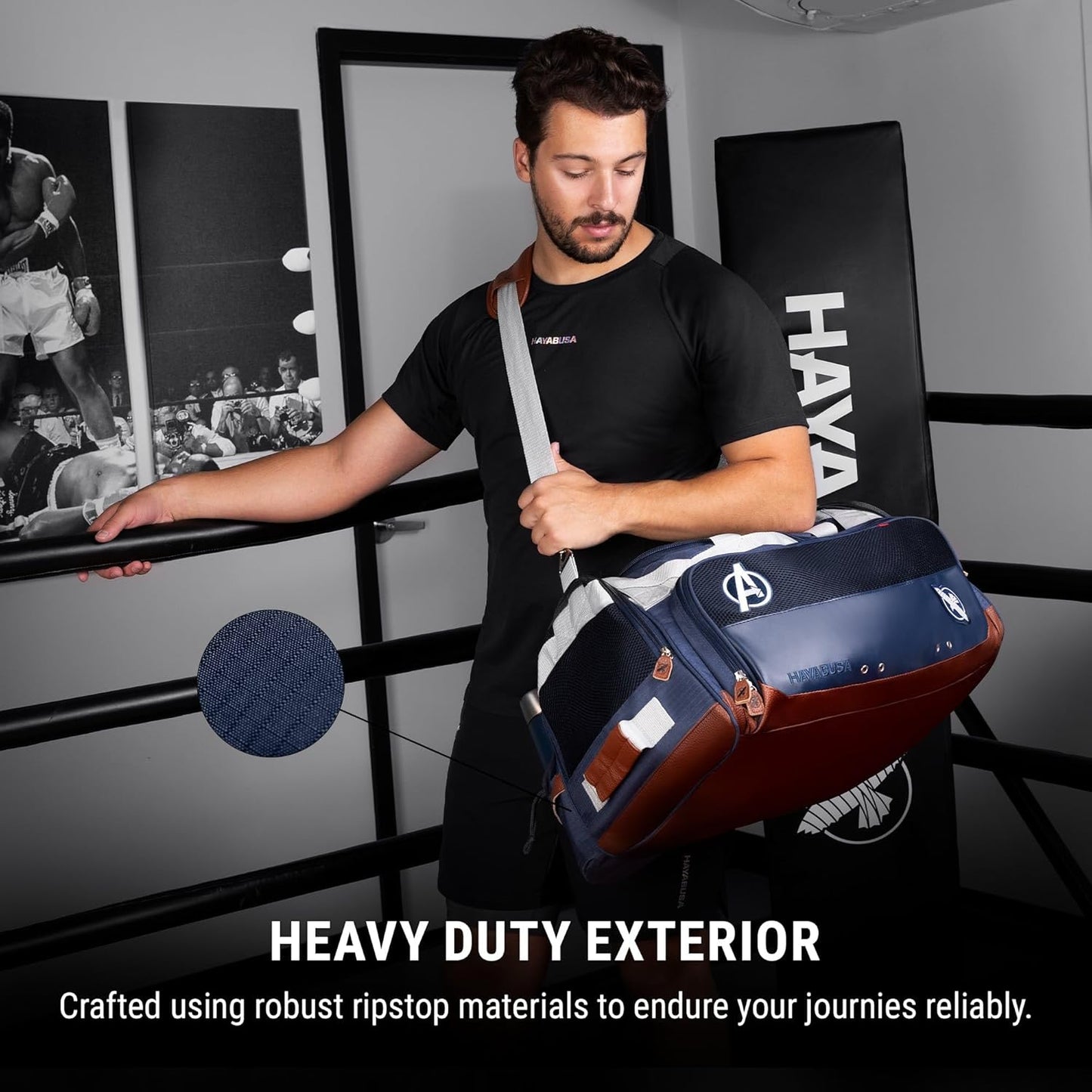 Hayabusa Marvel Hero Elite Captain America Gym Bag Officially Licensed - 50 Liters