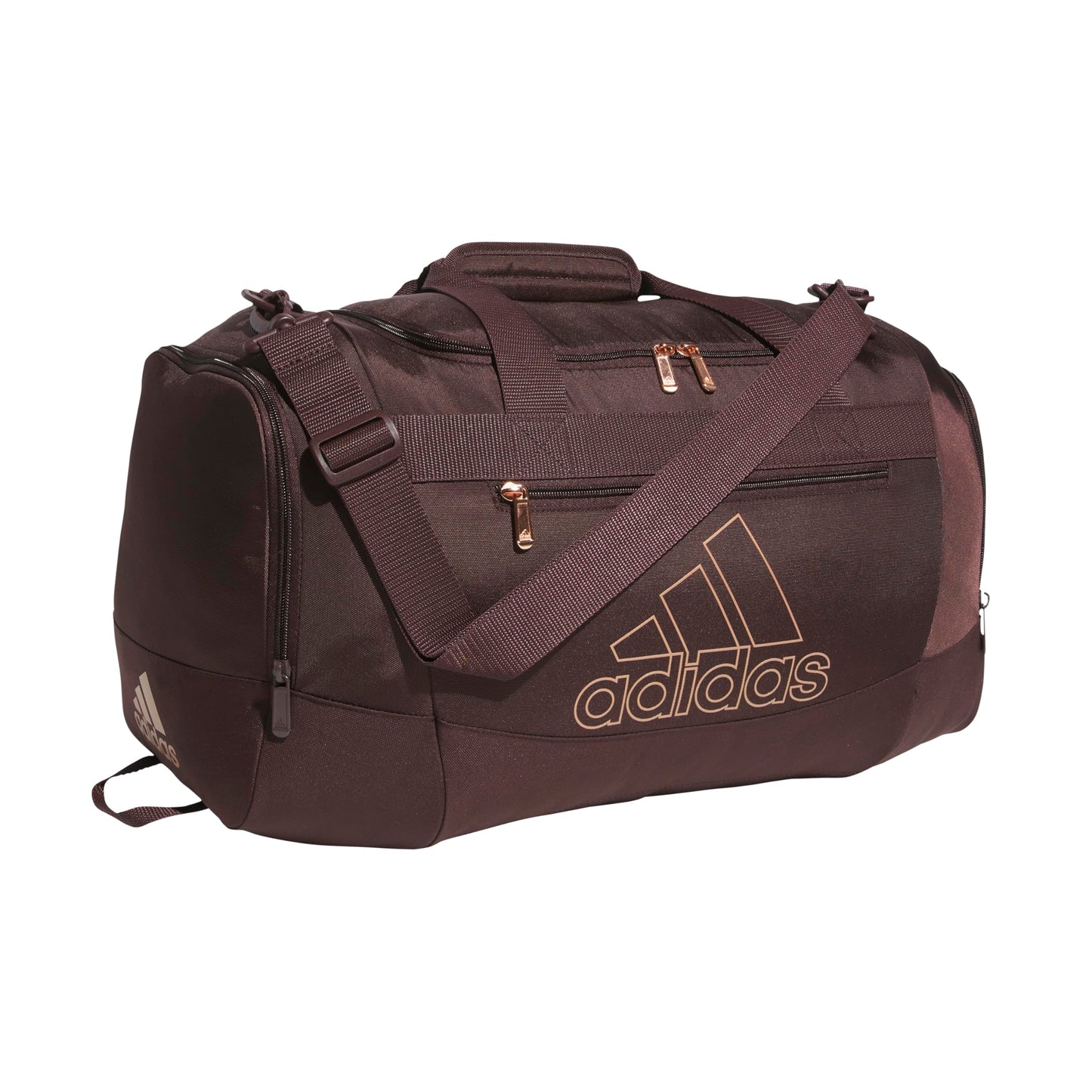 adidas Unisex Defender 4.0 Gym Duffel Bag for Men and Women, Black/White, Small (38L)