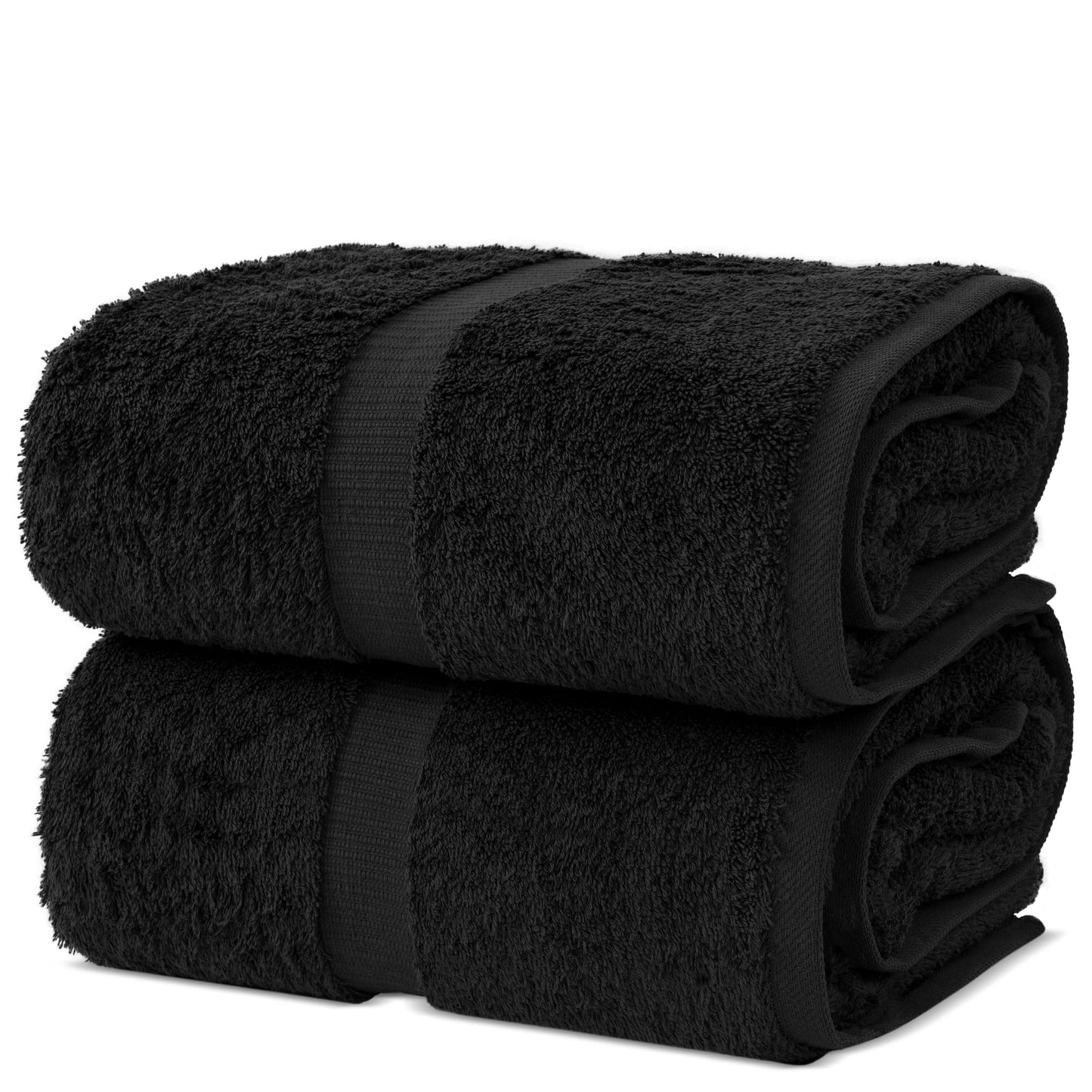 Chakir Turkish Linens | Hotel & Spa Quality 100% Cotton Premium Turkish Towels | Soft & Absorbent (4-Piece Bath Towels, Dark Gray)