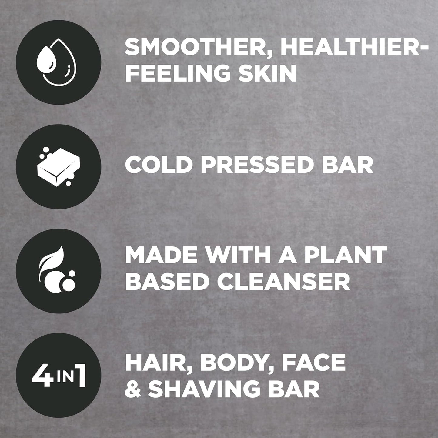 DOVE MEN + CARE Cleansing Soap Bar 4 Count to Rebuild Skin in the Shower Mixed Formulated Plant Based Ingredients 3.51 Oz