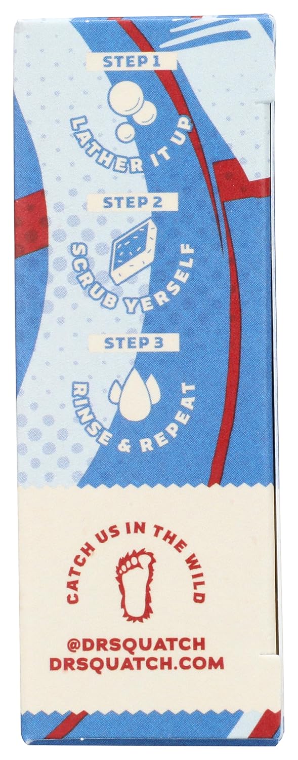 Dr. Squatch Natural Bar Soap Liberty Lather (Captain America) 5 oz.