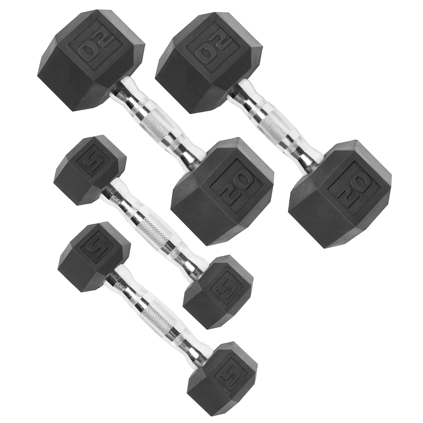 CAP Barbell Coated Dumbbell Weight | Multiple Options Pairs & Sets