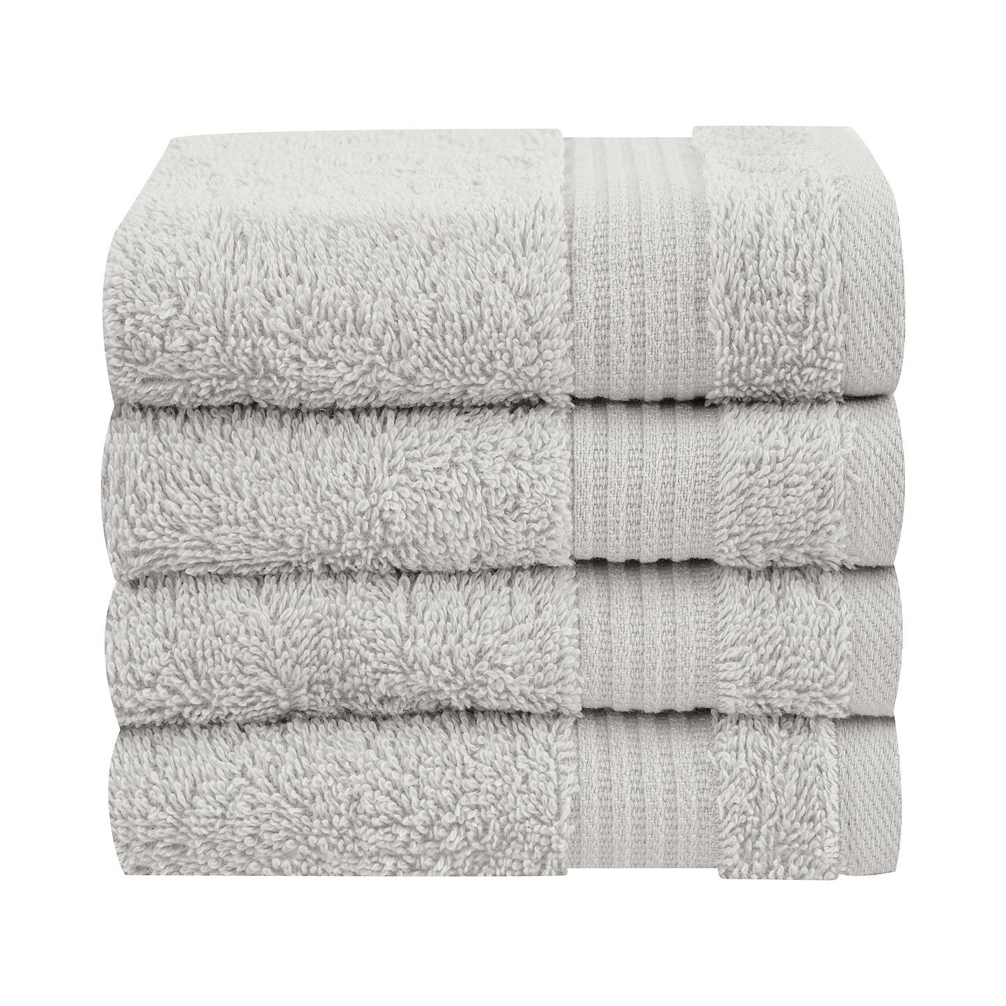 Cotton Paradise 6 Piece Towel Set, 100% Cotton Soft Absorbent Turkish Towels for Bathroom, 2 Bath Towels 2 Hand Towels 2 Washcloths, Lilac Towel Set