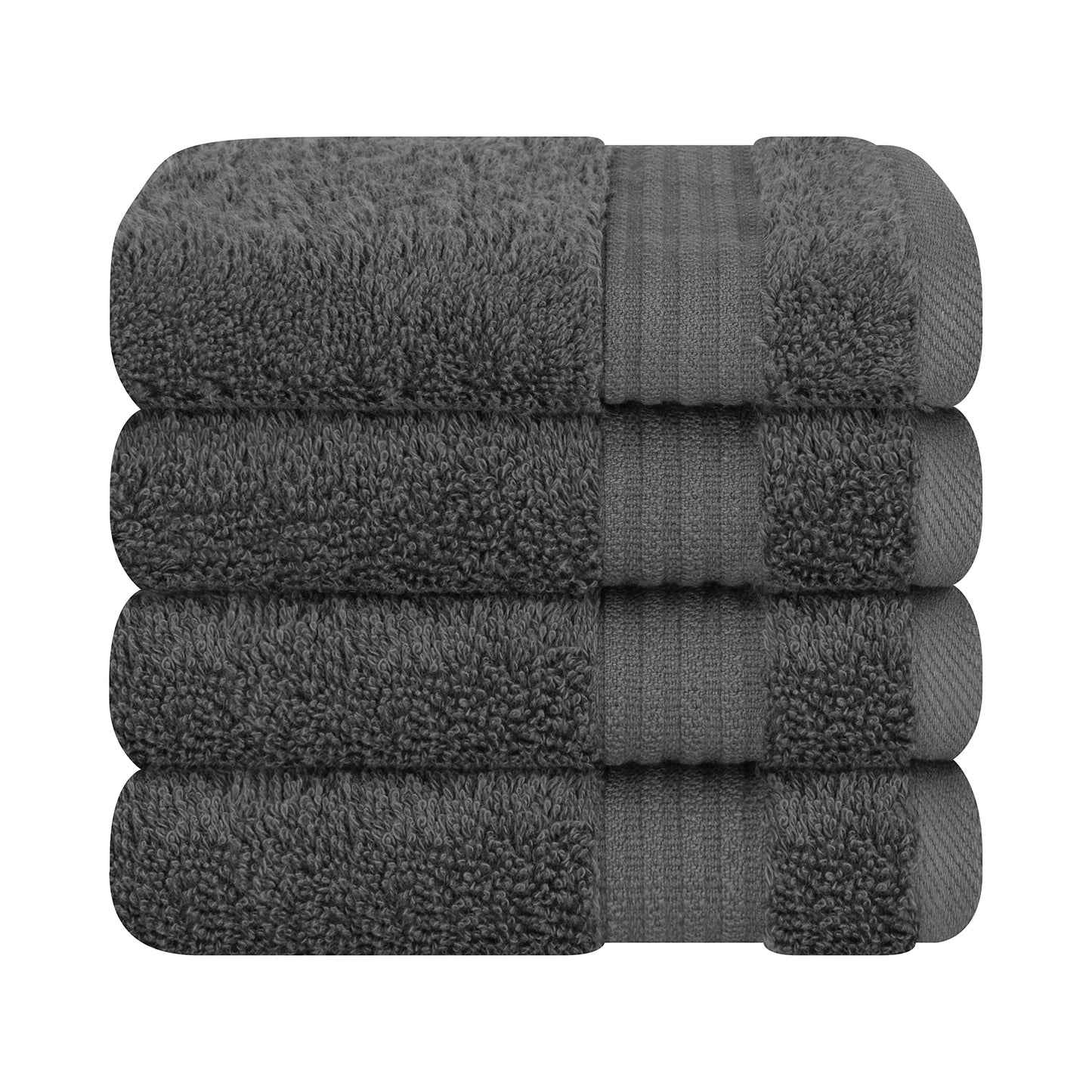 Cotton Paradise 6 Piece Towel Set, 100% Cotton Soft Absorbent Turkish Towels for Bathroom, 2 Bath Towels 2 Hand Towels 2 Washcloths, Lilac Towel Set