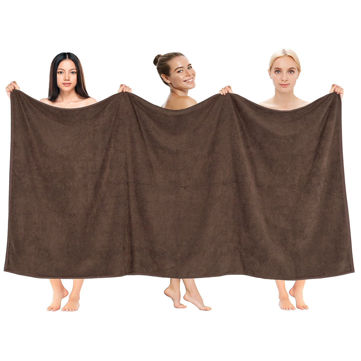 Cotton Paradise 6 Piece Towel Set, 100% Cotton Soft Absorbent Turkish Towels for Bathroom, 2 Bath Towels 2 Hand Towels 2 Washcloths, Lilac Towel Set