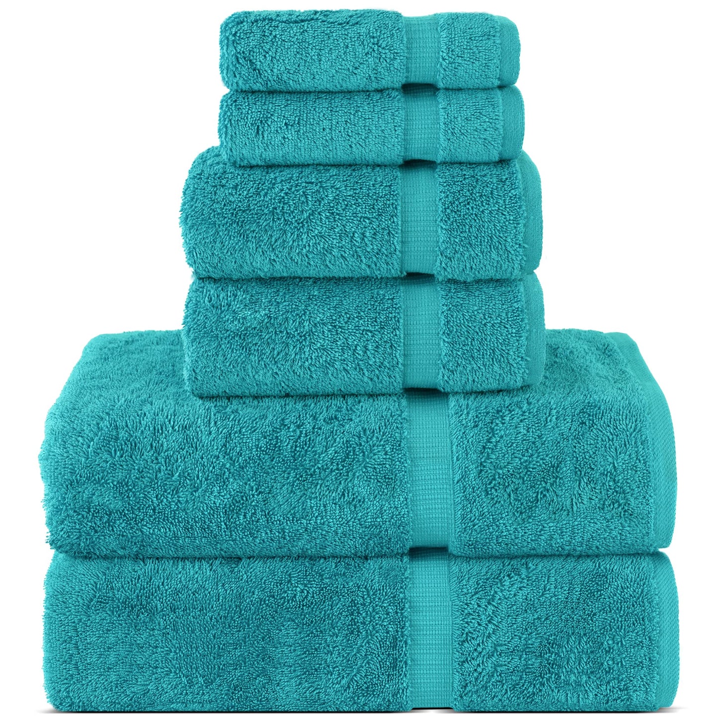 Chakir Turkish Linens | Hotel & Spa Quality 100% Cotton Premium Turkish Towels | Soft & Absorbent (4-Piece Bath Towels, Dark Gray)