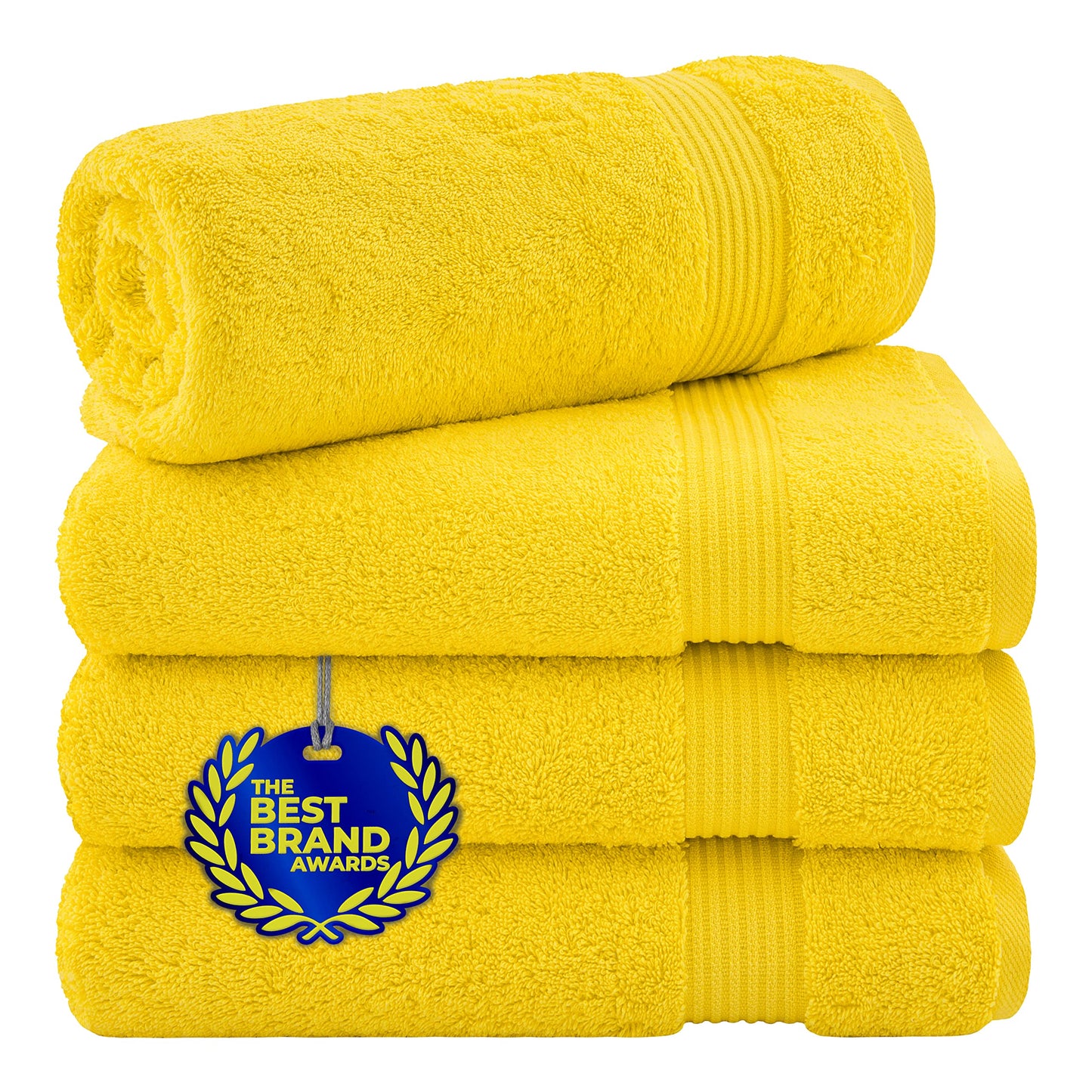 Cotton Paradise 6 Piece Towel Set, 100% Cotton Soft Absorbent Turkish Towels for Bathroom, 2 Bath Towels 2 Hand Towels 2 Washcloths, Red Towel Set