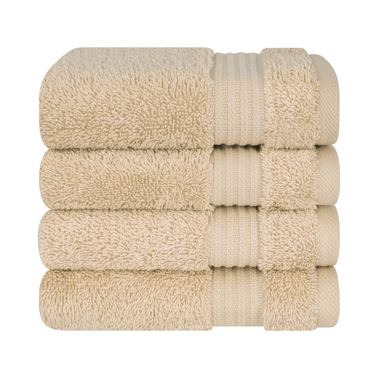 Cotton Paradise 6 Piece Towel Set, 100% Cotton Soft Absorbent Turkish Towels for Bathroom, 2 Bath Towels 2 Hand Towels 2 Washcloths, Lilac Towel Set