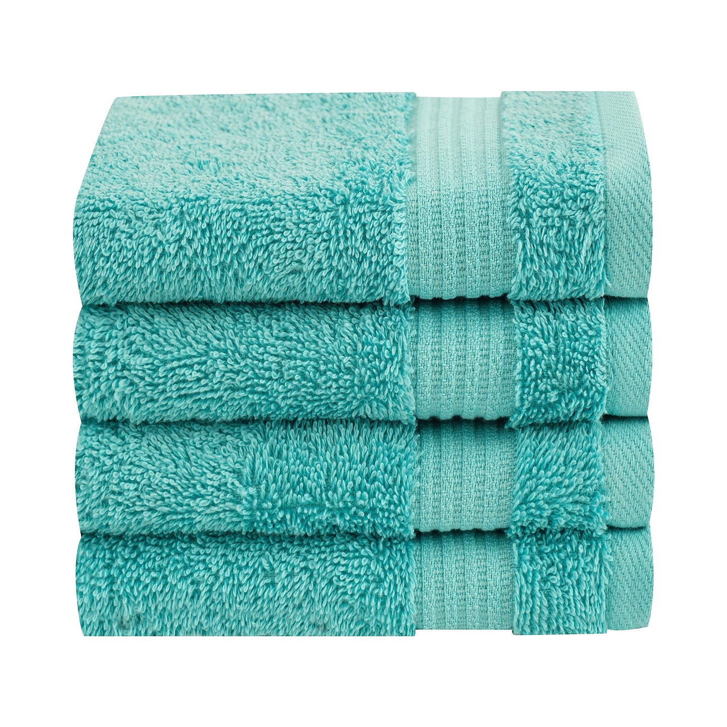 Cotton Paradise 6 Piece Towel Set, 100% Cotton Soft Absorbent Turkish Towels for Bathroom, 2 Bath Towels 2 Hand Towels 2 Washcloths, Red Towel Set