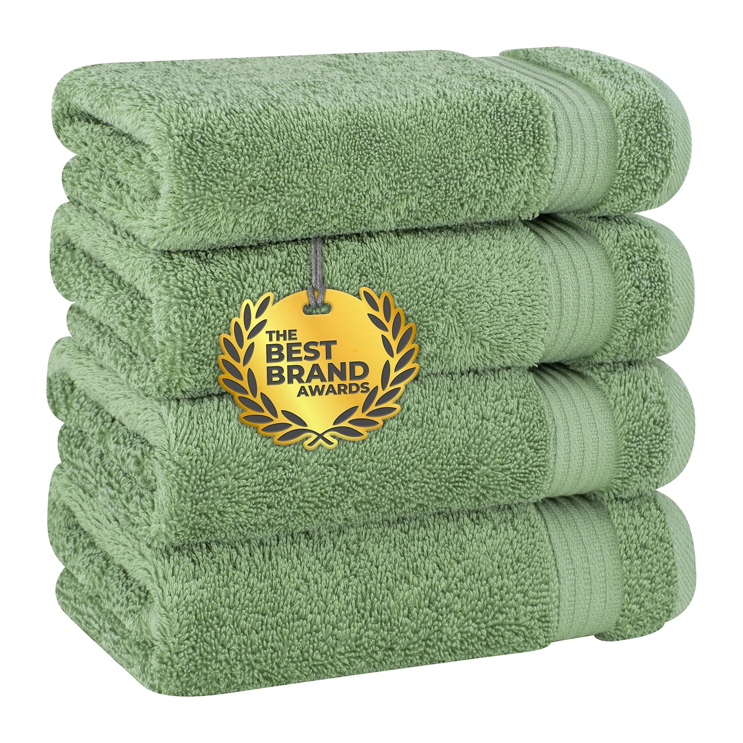 Cotton Paradise 6 Piece Towel Set, 100% Cotton Soft Absorbent Turkish Towels for Bathroom, 2 Bath Towels 2 Hand Towels 2 Washcloths, Red Towel Set