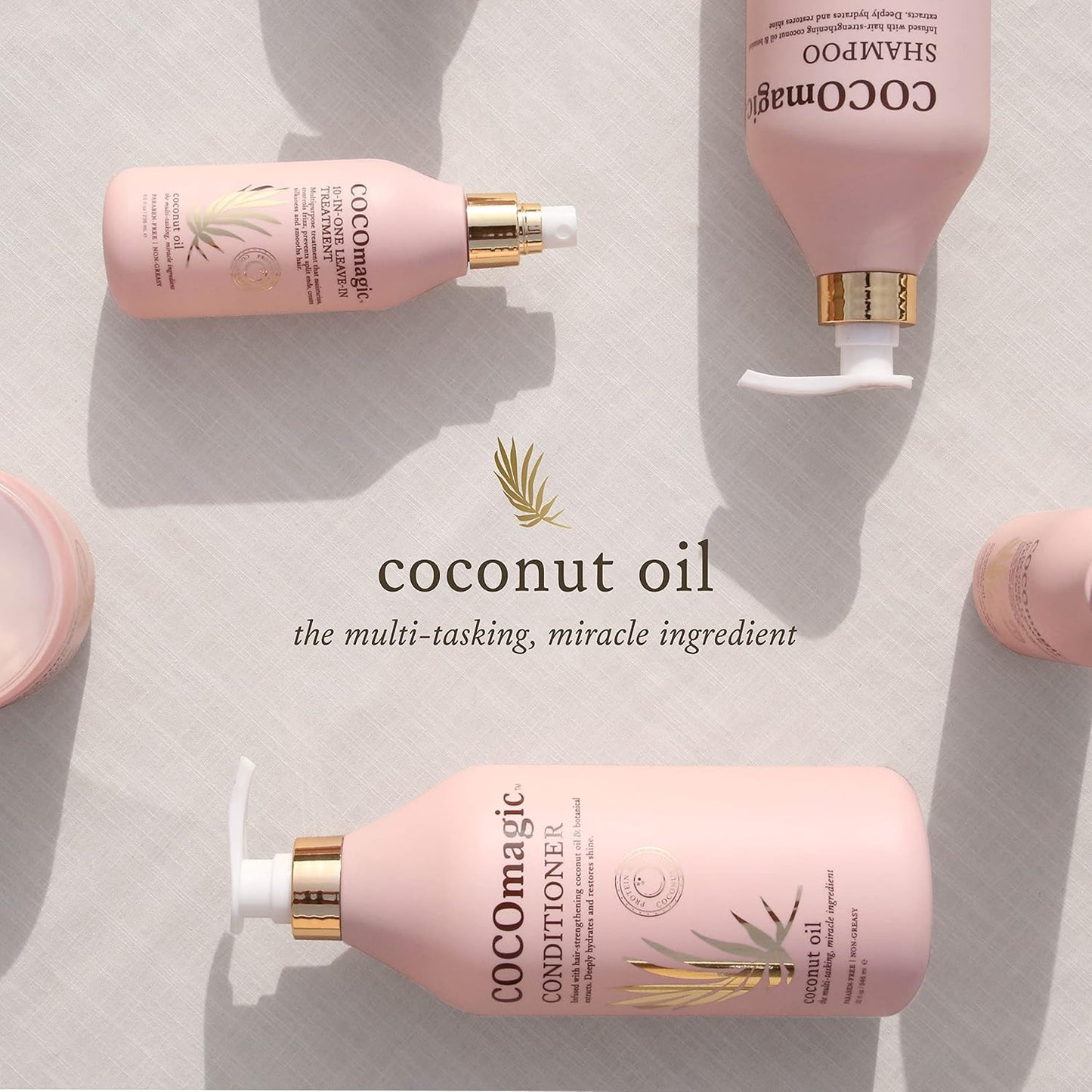 Cocomagic Defining Curl Cream | Extra Frizz Control | Protects Against Split Ends and Breakage | Paraben Free, Cruelty Free, Made in USA (8 oz)