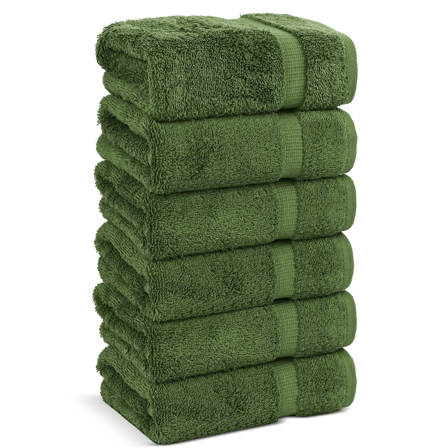 Chakir Turkish Linens | Hotel & Spa Quality 100% Cotton Premium Turkish Towels | Soft & Absorbent (4-Piece Bath Towels, Dark Gray)