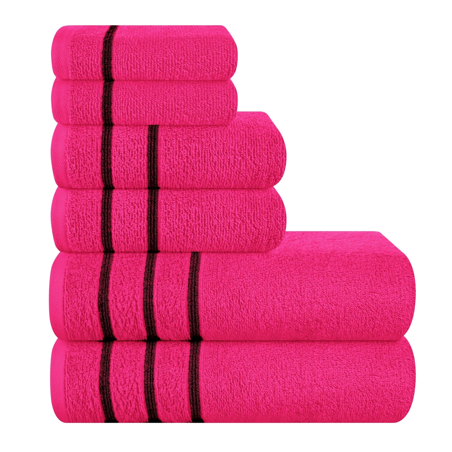 MyOwn Cotton 2 Pack Oversized Bath Towel Set 28x55 inches, Large Bath Towels, Ultra Absorbant Compact Quickdry & Lightweight Towel, Ideal for Gym Travel Camp Pool - Coral Orange, 71617