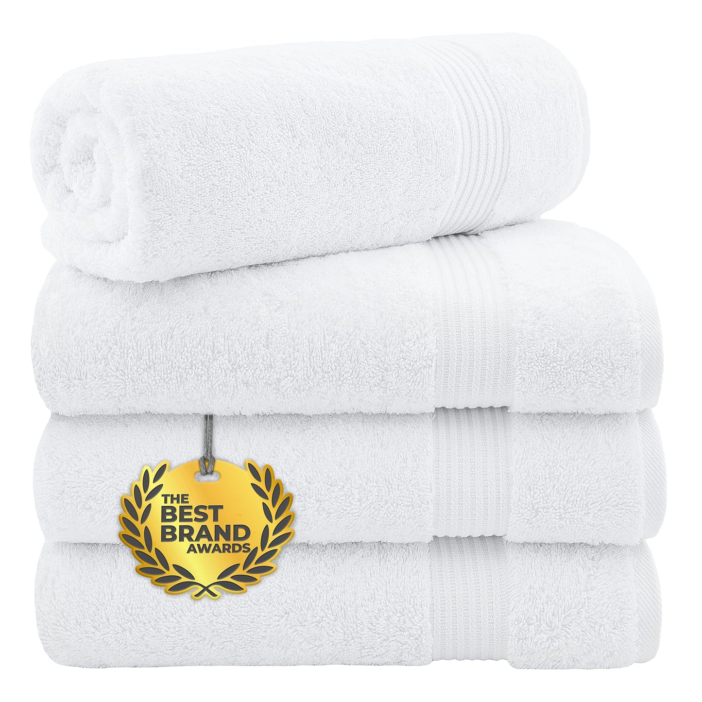 Cotton Paradise 6 Piece Towel Set, 100% Cotton Soft Absorbent Turkish Towels for Bathroom, 2 Bath Towels 2 Hand Towels 2 Washcloths, Red Towel Set