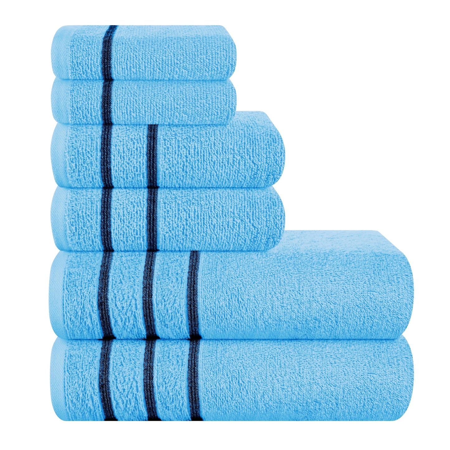 MyOwn Cotton 2 Pack Oversized Bath Towel Set 28x55 inches, Large Bath Towels, Ultra Absorbant Compact Quickdry & Lightweight Towel, Ideal for Gym Travel Camp Pool - Coral Orange, 71617