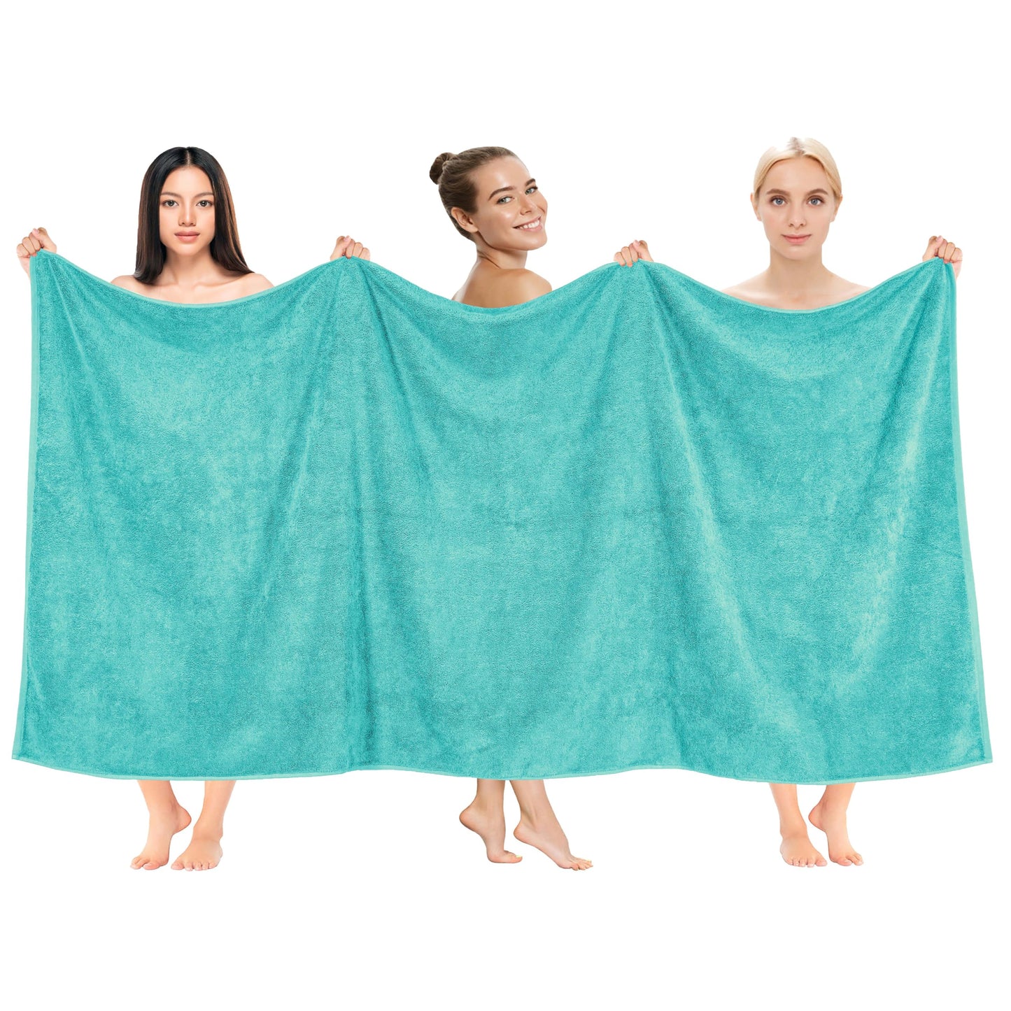 Cotton Paradise 6 Piece Towel Set, 100% Cotton Soft Absorbent Turkish Towels for Bathroom, 2 Bath Towels 2 Hand Towels 2 Washcloths, Lilac Towel Set