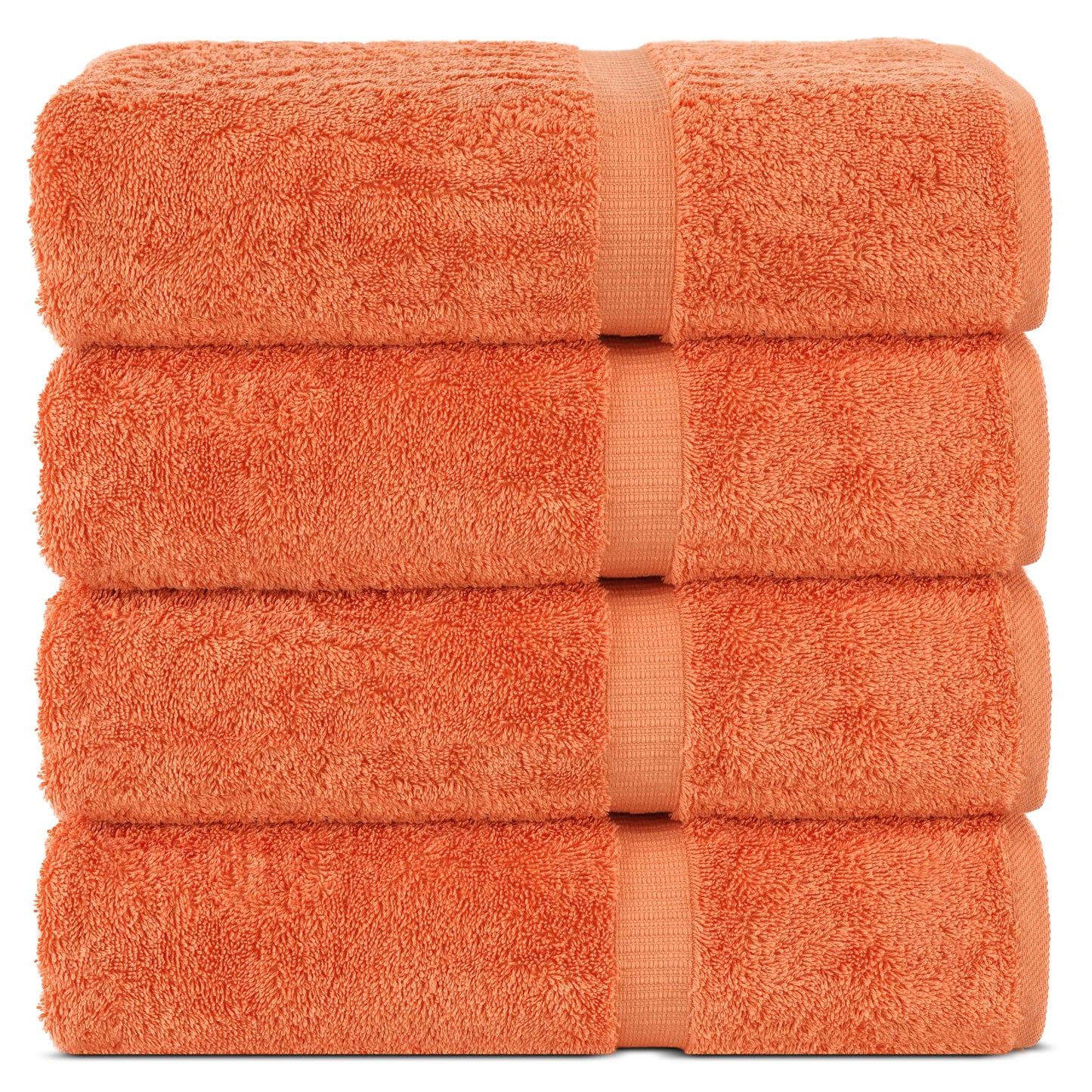 Chakir Turkish Linens | Hotel & Spa Quality 100% Cotton Premium Turkish Towels | Soft & Absorbent (4-Piece Bath Towels, Dark Gray)