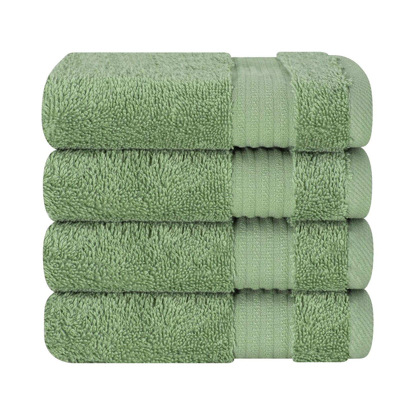 Cotton Paradise 6 Piece Towel Set, 100% Cotton Soft Absorbent Turkish Towels for Bathroom, 2 Bath Towels 2 Hand Towels 2 Washcloths, Red Towel Set