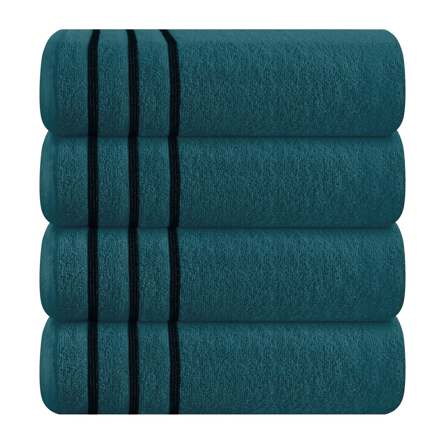 MyOwn Cotton 2 Pack Oversized Bath Towel Set 28x55 inches, Large Bath Towels, Ultra Absorbant Compact Quickdry & Lightweight Towel, Ideal for Gym Travel Camp Pool - Coral Orange, 71617