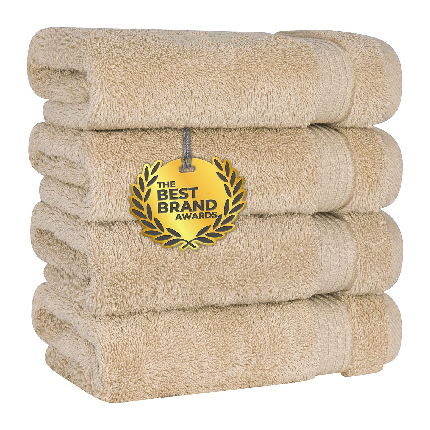 Cotton Paradise 6 Piece Towel Set, 100% Cotton Soft Absorbent Turkish Towels for Bathroom, 2 Bath Towels 2 Hand Towels 2 Washcloths, Red Towel Set