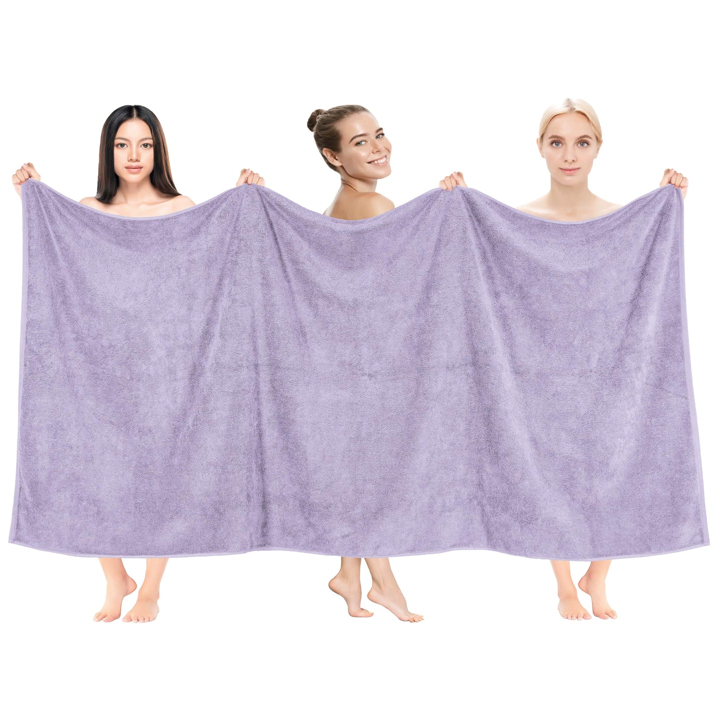Cotton Paradise 6 Piece Towel Set, 100% Cotton Soft Absorbent Turkish Towels for Bathroom, 2 Bath Towels 2 Hand Towels 2 Washcloths, Coral Towel Set