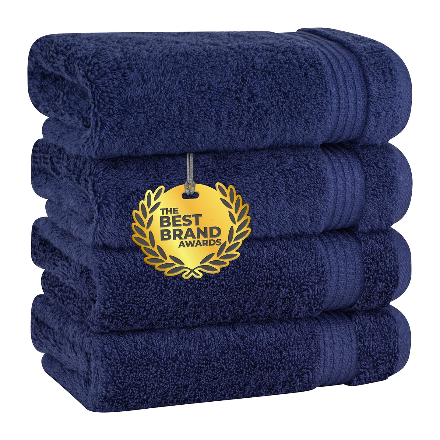 Cotton Paradise 6 Piece Towel Set, 100% Cotton Soft Absorbent Turkish Towels for Bathroom, 2 Bath Towels 2 Hand Towels 2 Washcloths, Red Towel Set
