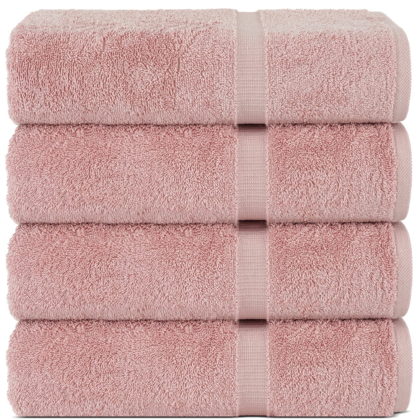 Chakir Turkish Linens | Hotel & Spa Quality 100% Cotton Premium Turkish Towels | Soft & Absorbent (4-Piece Bath Towels, Dark Gray)