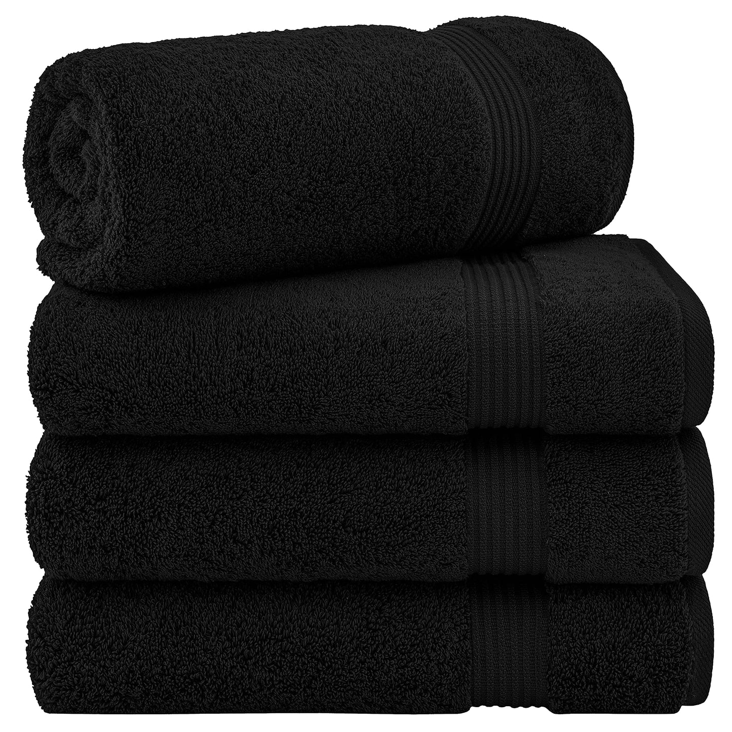Cotton Paradise 6 Piece Towel Set, 100% Cotton Soft Absorbent Turkish Towels for Bathroom, 2 Bath Towels 2 Hand Towels 2 Washcloths, Lilac Towel Set