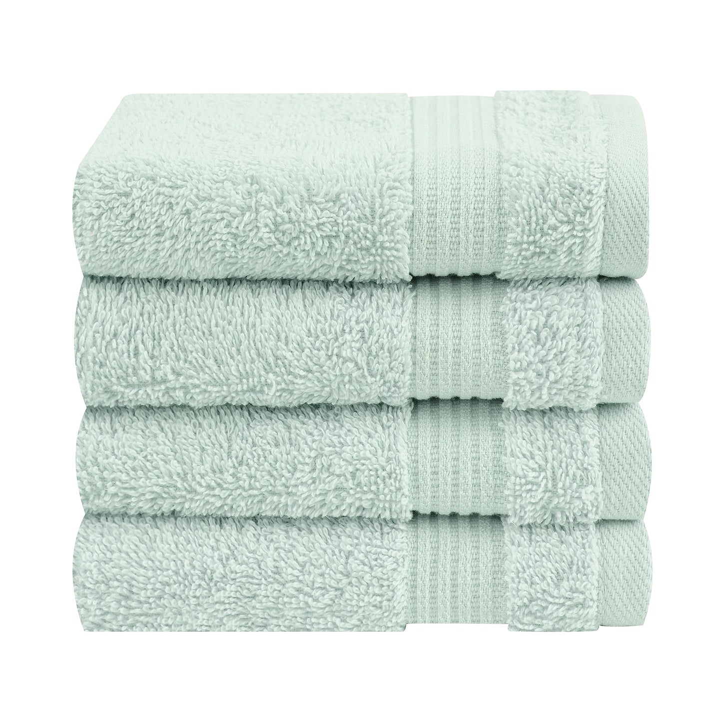 Cotton Paradise 6 Piece Towel Set, 100% Cotton Soft Absorbent Turkish Towels for Bathroom, 2 Bath Towels 2 Hand Towels 2 Washcloths, Lilac Towel Set