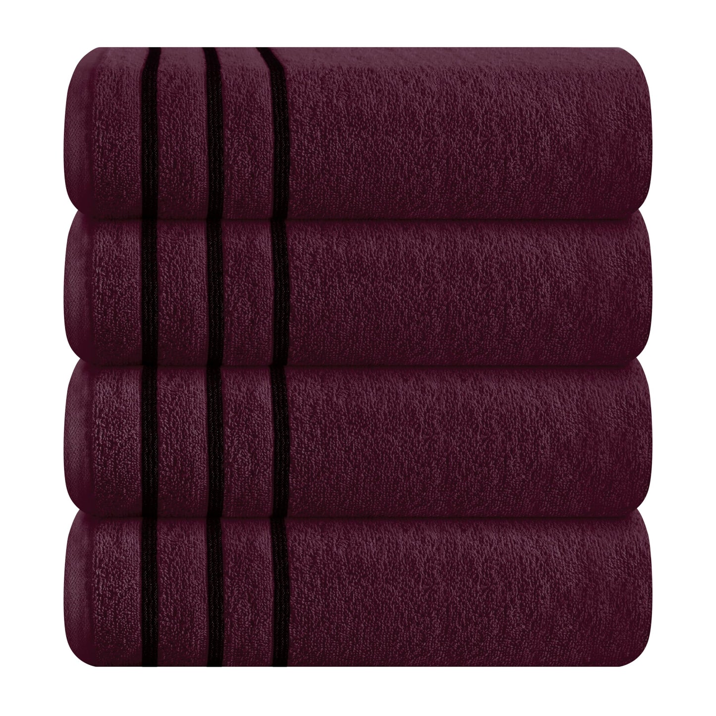 MyOwn Cotton 2 Pack Oversized Bath Towel Set 28x55 inches, Large Bath Towels, Ultra Absorbant Compact Quickdry & Lightweight Towel, Ideal for Gym Travel Camp Pool - Coral Orange, 71617
