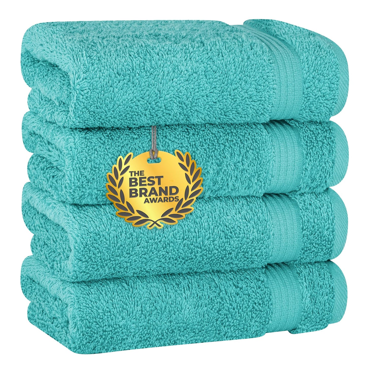 Cotton Paradise 6 Piece Towel Set, 100% Cotton Soft Absorbent Turkish Towels for Bathroom, 2 Bath Towels 2 Hand Towels 2 Washcloths, Lilac Towel Set