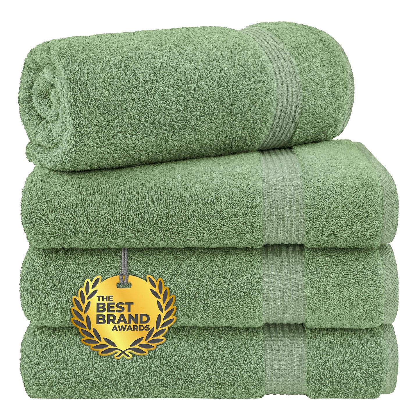 Cotton Paradise 6 Piece Towel Set, 100% Cotton Soft Absorbent Turkish Towels for Bathroom, 2 Bath Towels 2 Hand Towels 2 Washcloths, Red Towel Set