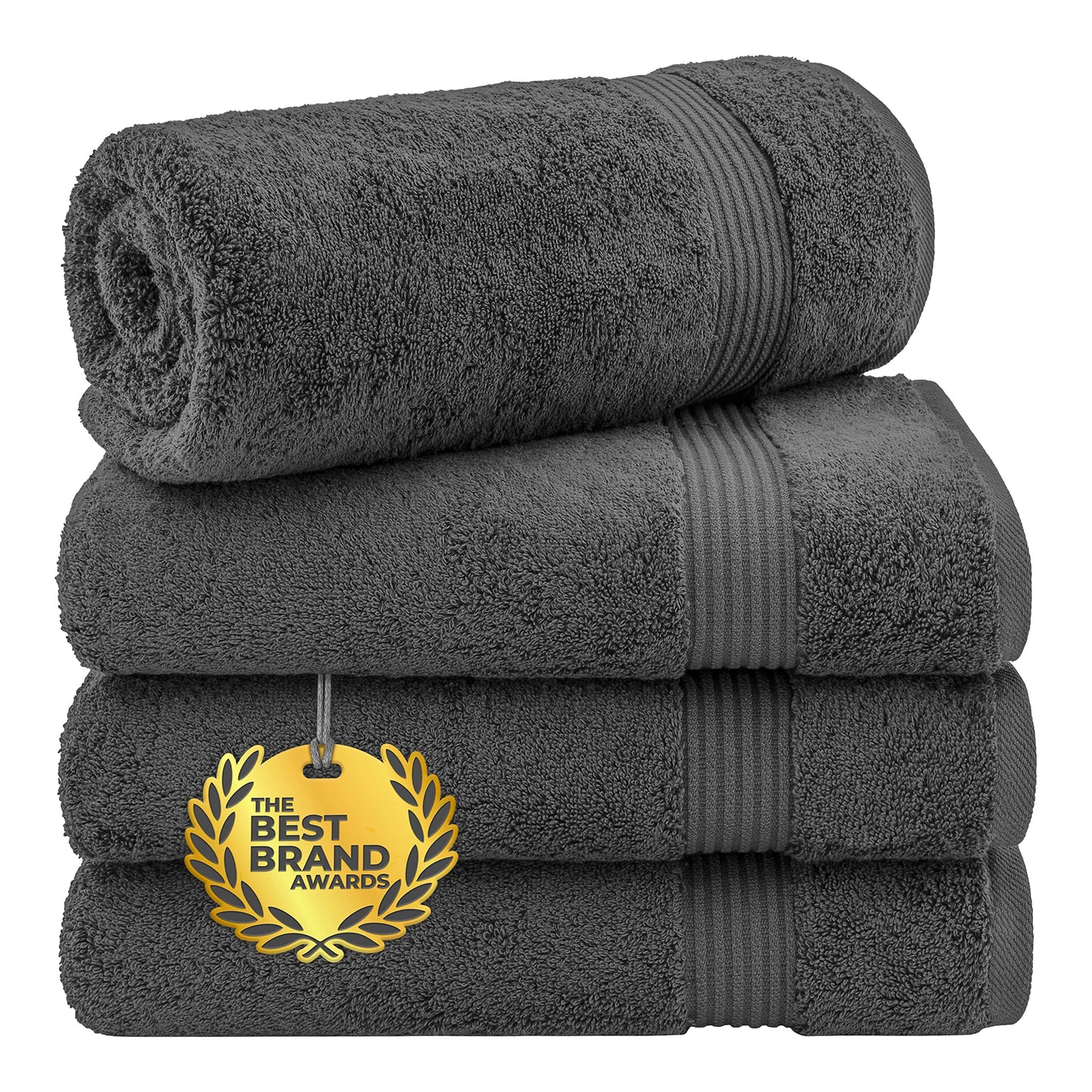 Cotton Paradise 6 Piece Towel Set, 100% Cotton Soft Absorbent Turkish Towels for Bathroom, 2 Bath Towels 2 Hand Towels 2 Washcloths, Lilac Towel Set
