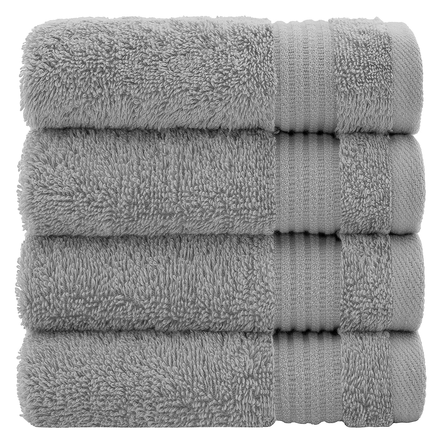 Cotton Paradise 6 Piece Towel Set, 100% Cotton Soft Absorbent Turkish Towels for Bathroom, 2 Bath Towels 2 Hand Towels 2 Washcloths, Red Towel Set