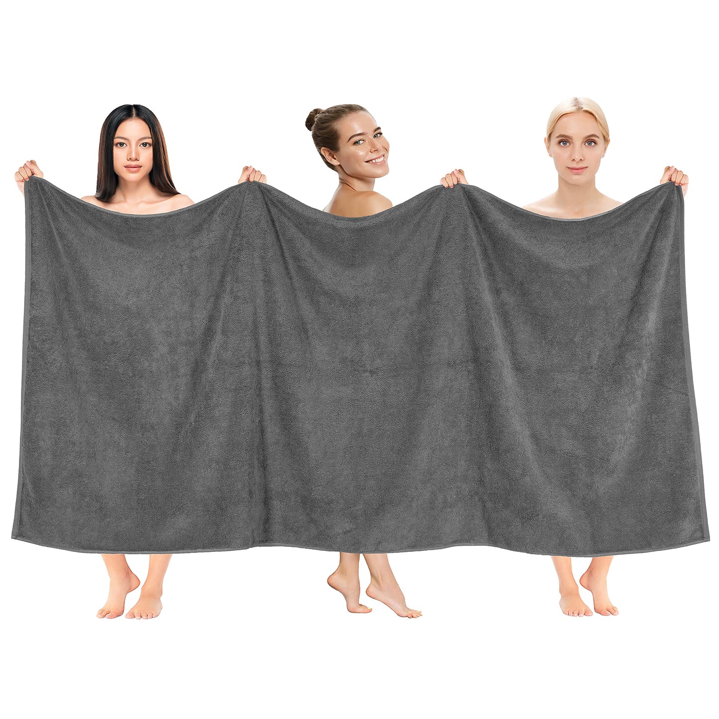 Cotton Paradise 6 Piece Towel Set, 100% Cotton Soft Absorbent Turkish Towels for Bathroom, 2 Bath Towels 2 Hand Towels 2 Washcloths, Coral Towel Set