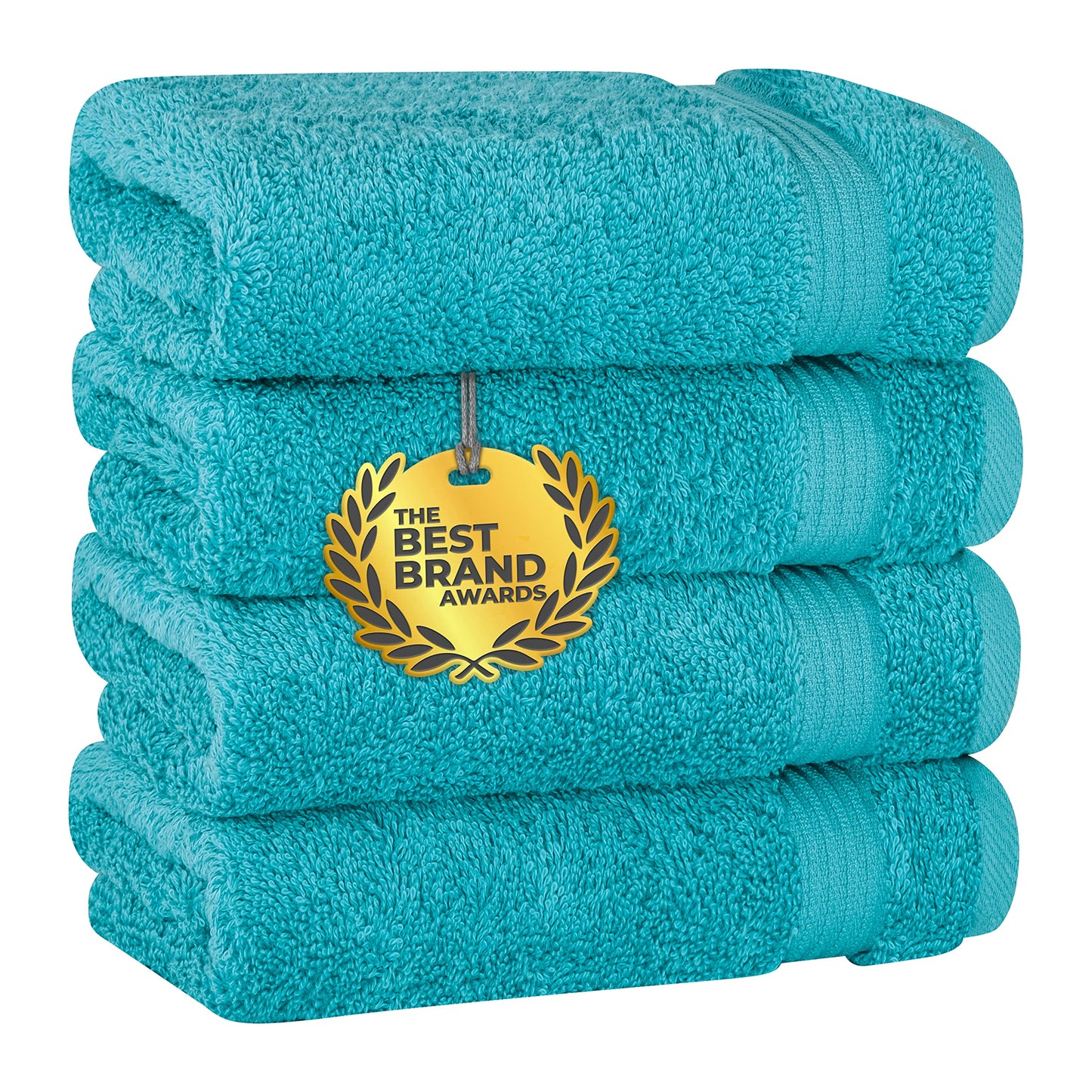 Cotton Paradise 6 Piece Towel Set, 100% Cotton Soft Absorbent Turkish Towels for Bathroom, 2 Bath Towels 2 Hand Towels 2 Washcloths, Lilac Towel Set