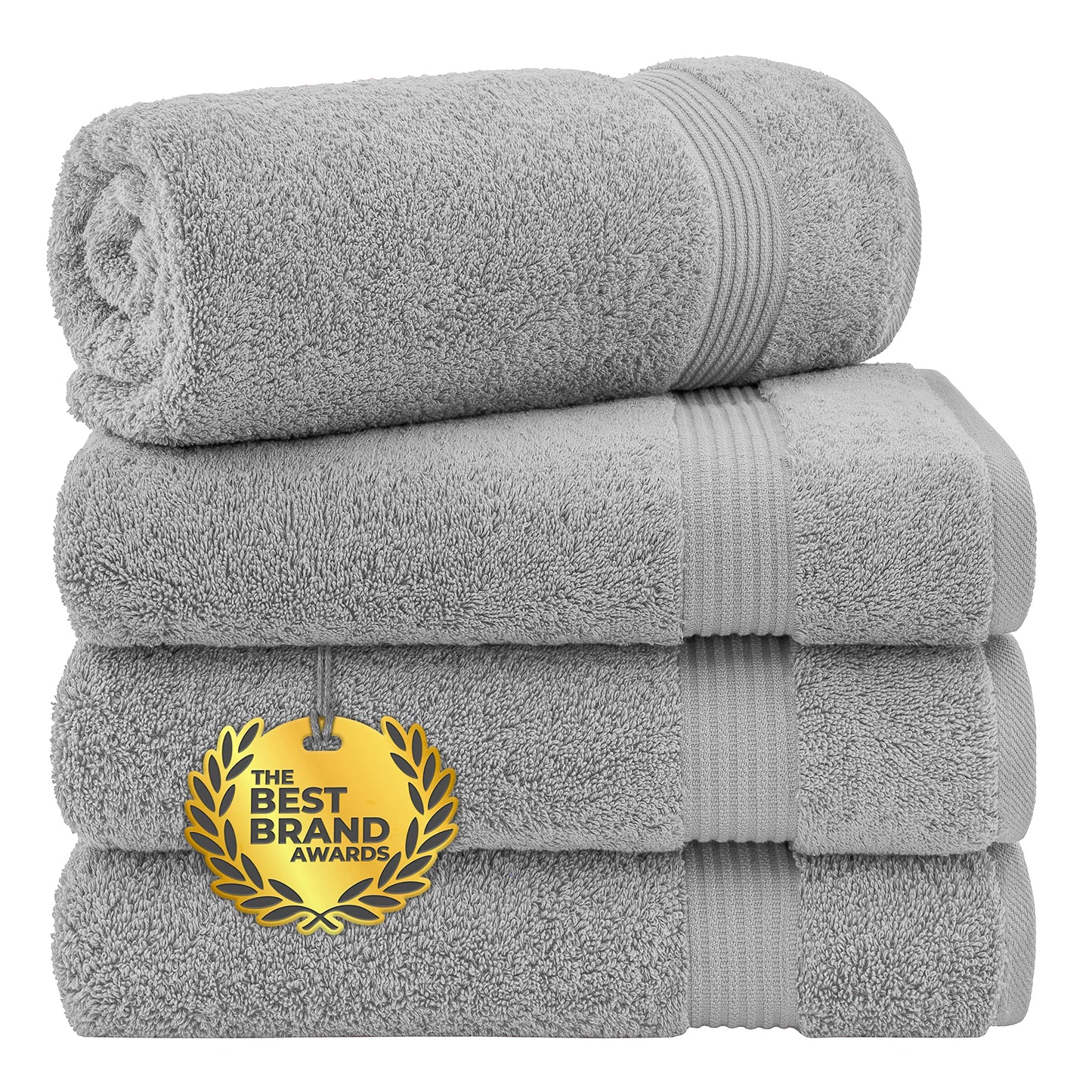 Cotton Paradise 6 Piece Towel Set, 100% Cotton Soft Absorbent Turkish Towels for Bathroom, 2 Bath Towels 2 Hand Towels 2 Washcloths, Red Towel Set