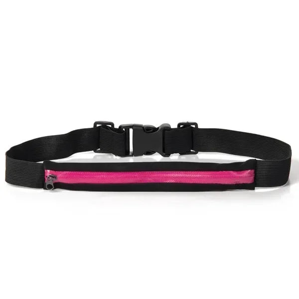 Adjustable Running Waist Pack Double Pocket Waterproof Phone Belt Nylon Small Bag Traveling Cycling Hiking Sport Gym Fanny Pouch