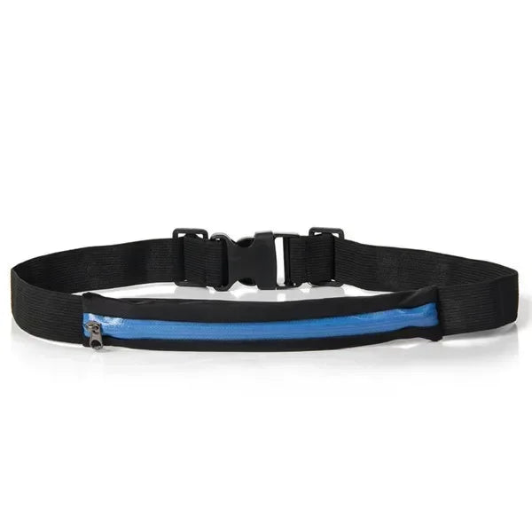 Adjustable Running Waist Pack Double Pocket Waterproof Phone Belt Nylon Small Bag Traveling Cycling Hiking Sport Gym Fanny Pouch