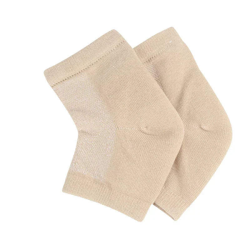 1Pair Silicone Moisturizing Gel Heel Socks Reusable Anti Cracked Chapped Foot Smooth Skin Care Exfoliating Foot Protector Tools