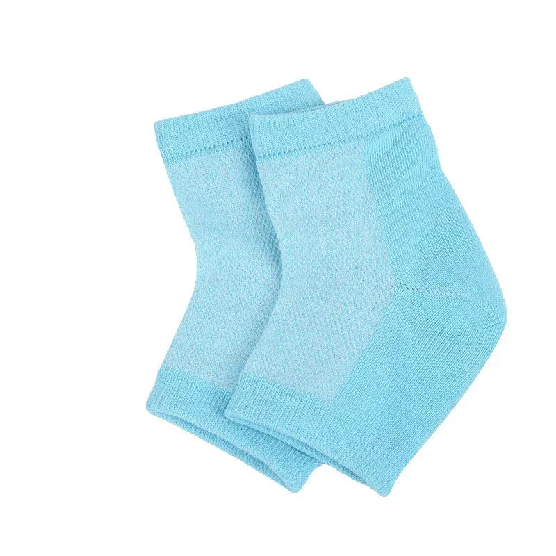 1Pair Silicone Moisturizing Gel Heel Socks Reusable Anti Cracked Chapped Foot Smooth Skin Care Exfoliating Foot Protector Tools