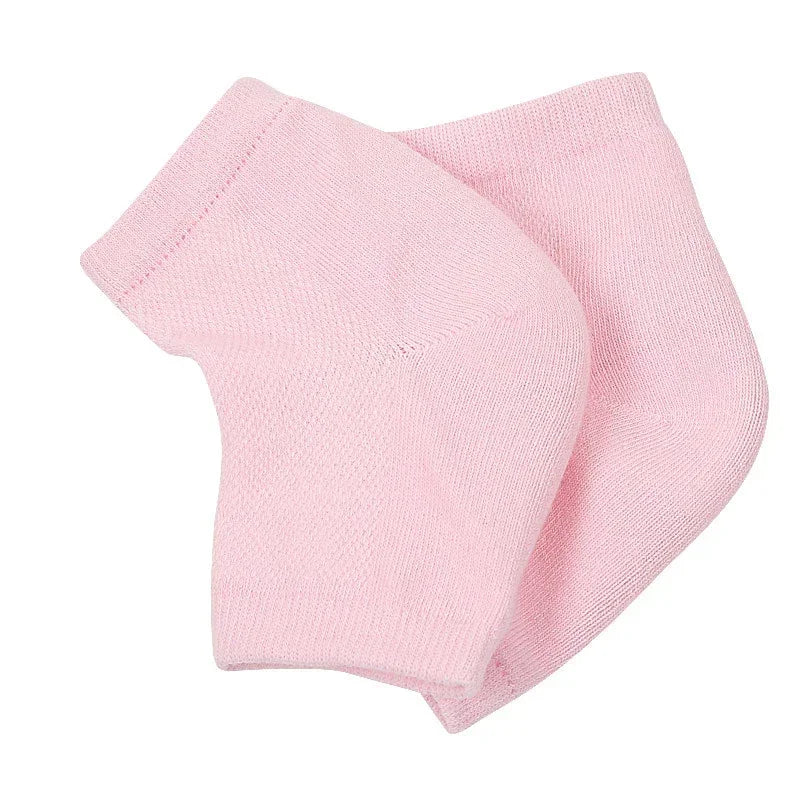 1Pair Silicone Moisturizing Gel Heel Socks Reusable Anti Cracked Chapped Foot Smooth Skin Care Exfoliating Foot Protector Tools