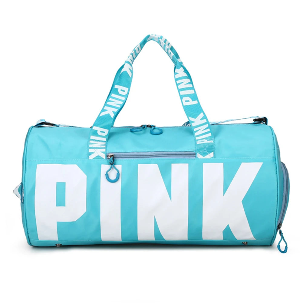 Handheld Fitness Bag Adjustable Shoulder Strap Dry Wet Separation Bags with Shoe Compartment Wear-resistant for Outdoor Football
