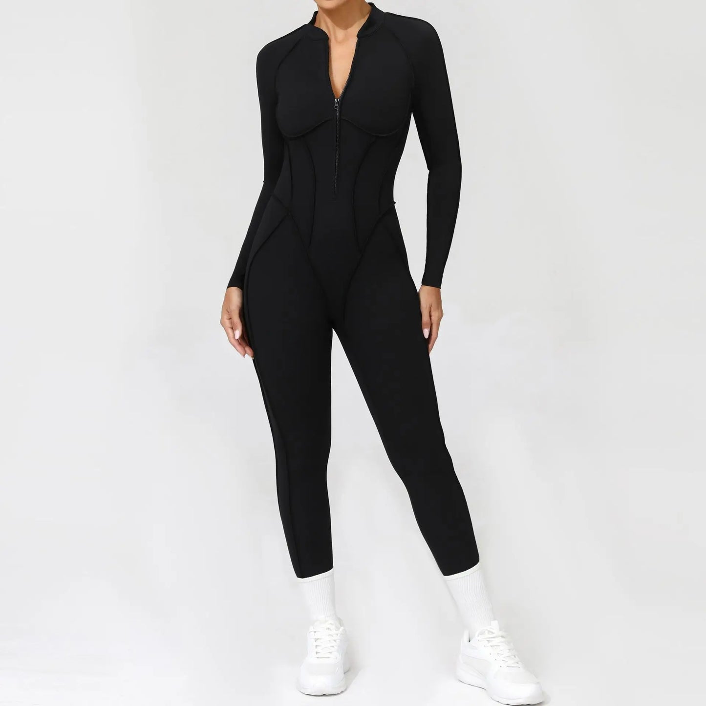 Yoga Suit Gym Set Women Training Sportswear Fitness Long Sleeved Sports Jumpsuit Women Push Up Female Workout Clothes Bodysuits