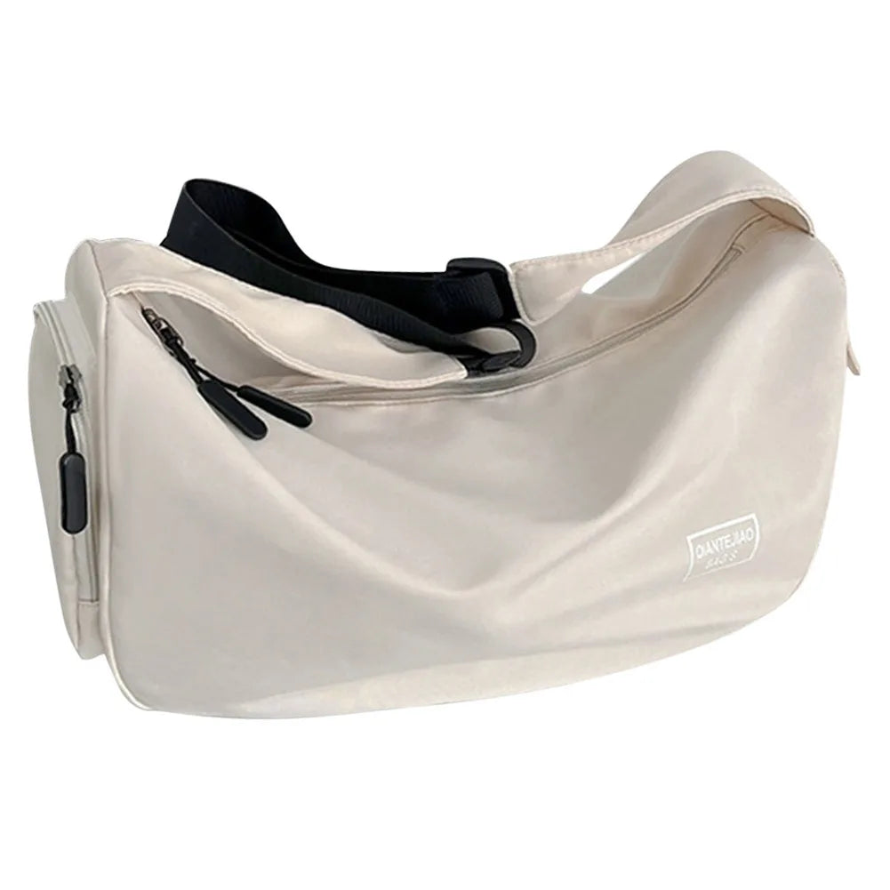 Solid Color Dry Wet Separation Bags Large Capacity Portable Gym Bags with Pockets Adjustable Shoulder Strap for Outdoor Football