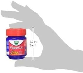 VapoRub Xtra Strong Soothing Vapour Ointment Suitable for Adults and Children Above 6 Years Old (50 ml - 1.7 oz) + V4L 125 Sheets multifold Paper Napkin Free