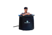 Portable 5-Layer Inflatable Ice Bath Tub With Cover - Perfect For Muscle Recovery For Athletes - Large 95 Gallon Plunge Tub For Cold Water Therapy Training