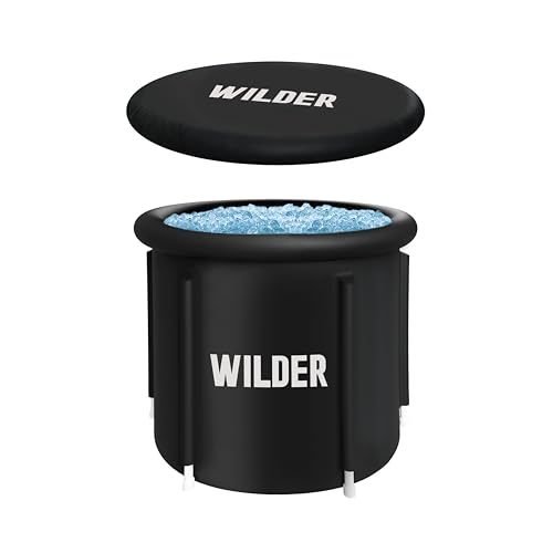 Wilder XL Ice Bath Cold Plunge – 86 Gallon Portable Ice Bath Tub for Recovery and Cold Water Therapy – Triple Insulated