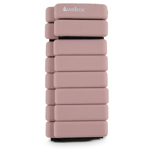 Weighted Bangles – Adjustable Ankle and Wrist Weights for Women & Men – Set of Ankle Weights 2 lbs (1 lb Each Wrist Weight) | Weighted Arm Bands for Pilates, Yoga, Running & Walking