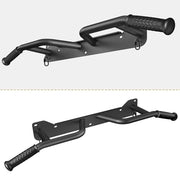 Kipika Pull Up Bar for Doorway Wall Mounted Multi-Grip Strength Bar with Resistance Band Hooks | Heavy-Duty Multifunctional Chin Up Bar for Home Gym Workout | 39-Inch Wide 600 Lbs Capacity